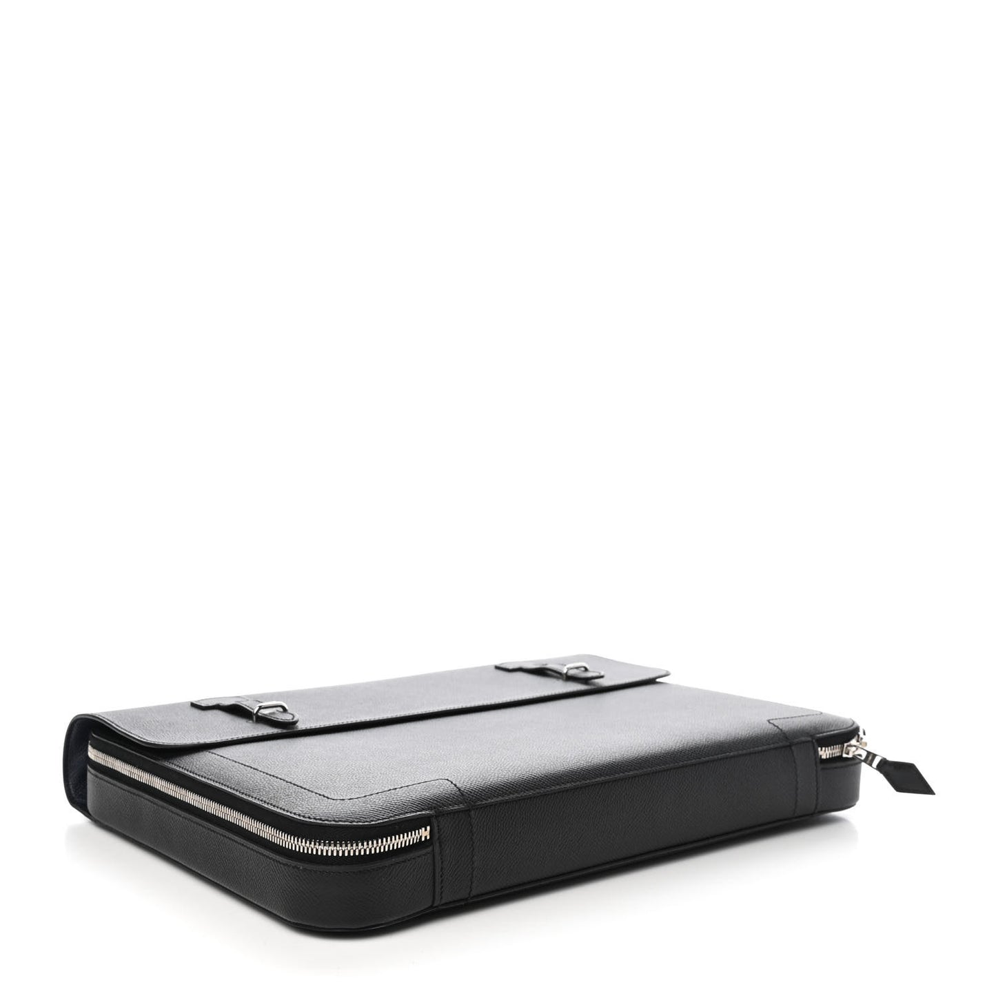 Epsom Serviette 57 Briefcase Black Bleu Indigo