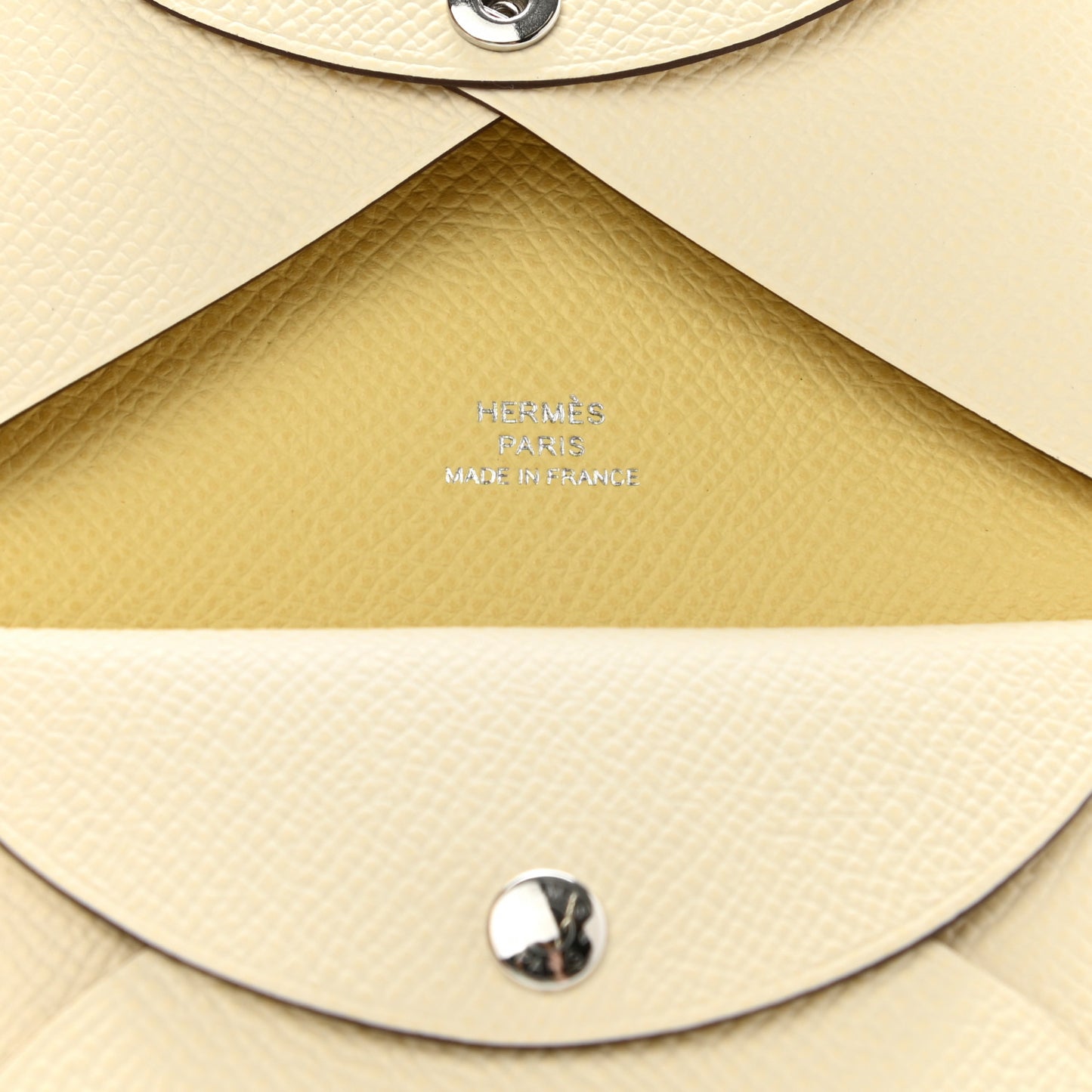 Epsom Verso Calvi Duo Card Case Nata Jaune Poussin