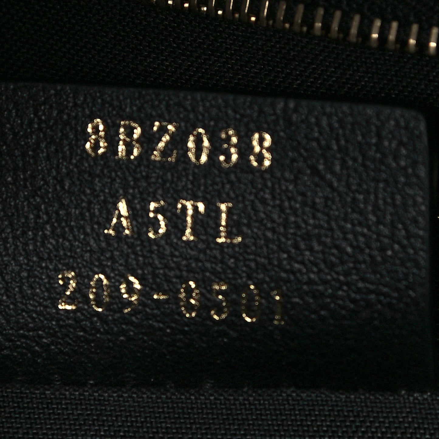 Vitello Bi-Color FF 1974 Embossed Mini Backpack Maya Black
