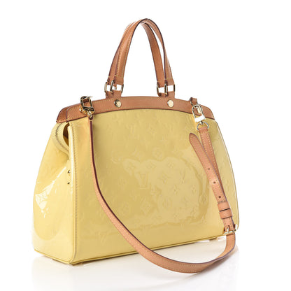 Louis Vuitton Vernis Brea MM Citrine 3 of 18