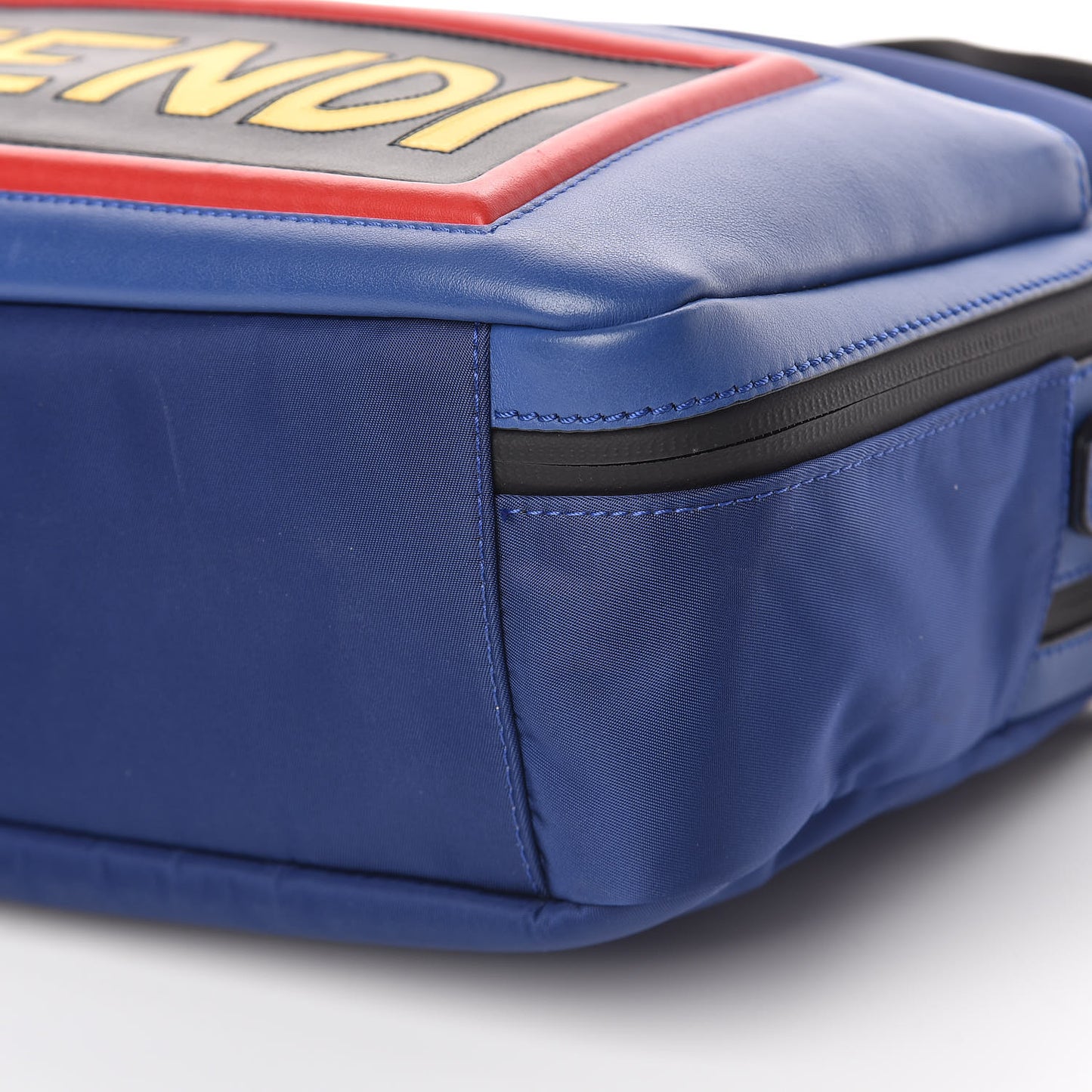 Nylon Vitello Century Vocabulary Camera Bag Blue Cobalto Blue Neon Sunflower