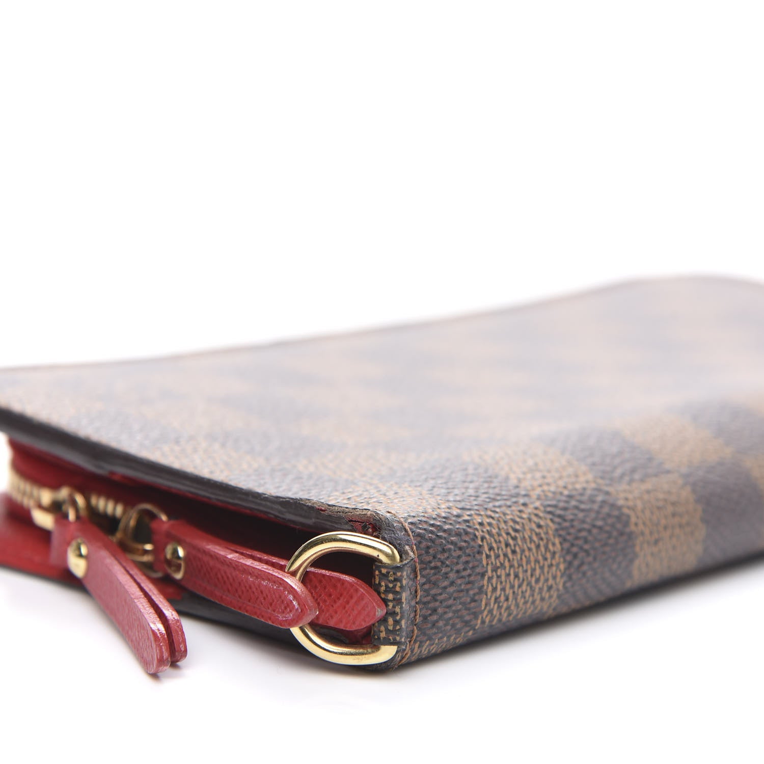 Louis Vuitton Damier Ebene Insolite Wallet Rouge 9 of 10