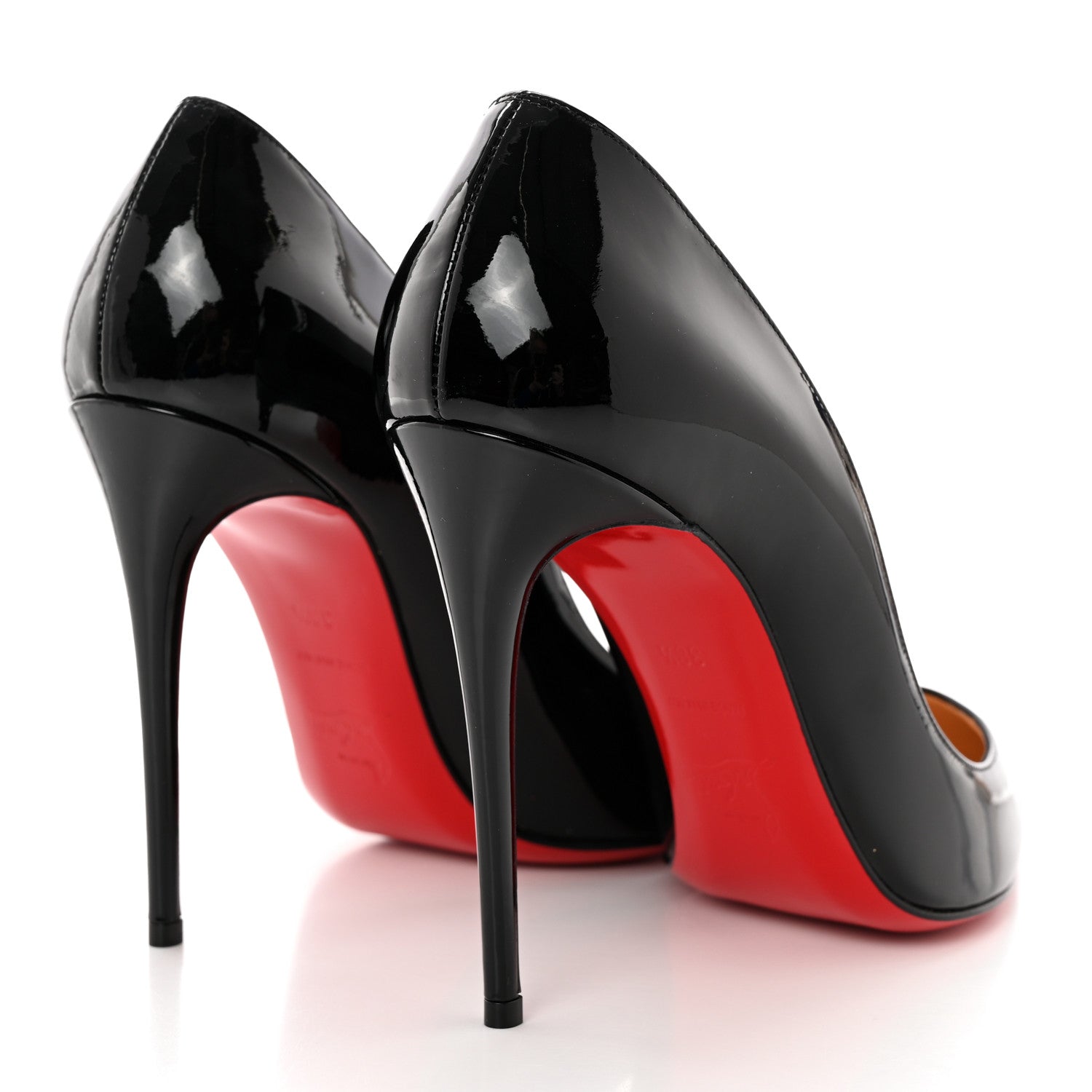 Christian Louboutin Patent Pigalle Follies 100 Pumps 38.5 Black 4 of 10