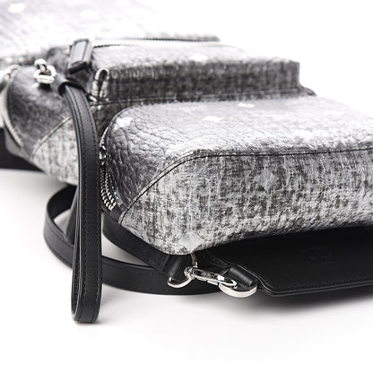 MCM Gradation Visetos Trey 4-in-1 Sling Backpack Silver 6 of 13