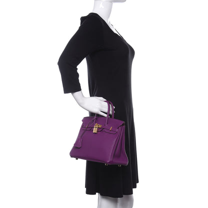 Hermes Togo Birkin 25 Anemone 2 of 11