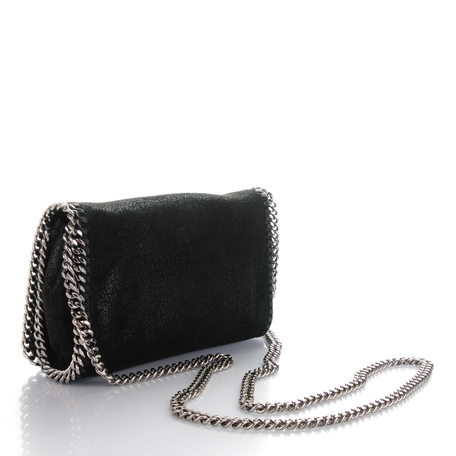 Stella McCartney Shaggy Deer Falabella Crossbody Bag Black 3 of 8