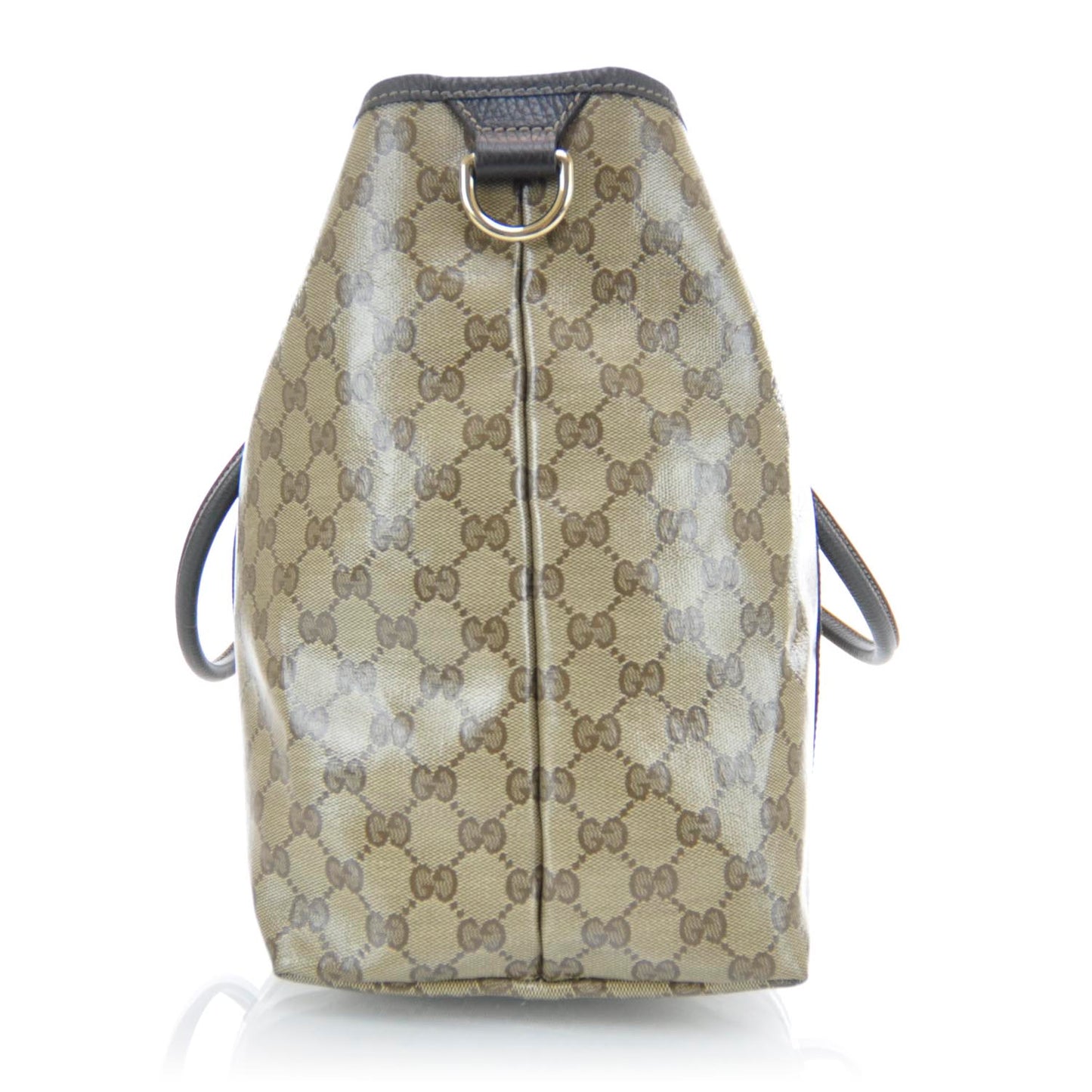 Crystal Monogram Large Joy Tote Beige Ebony Testa di Moro