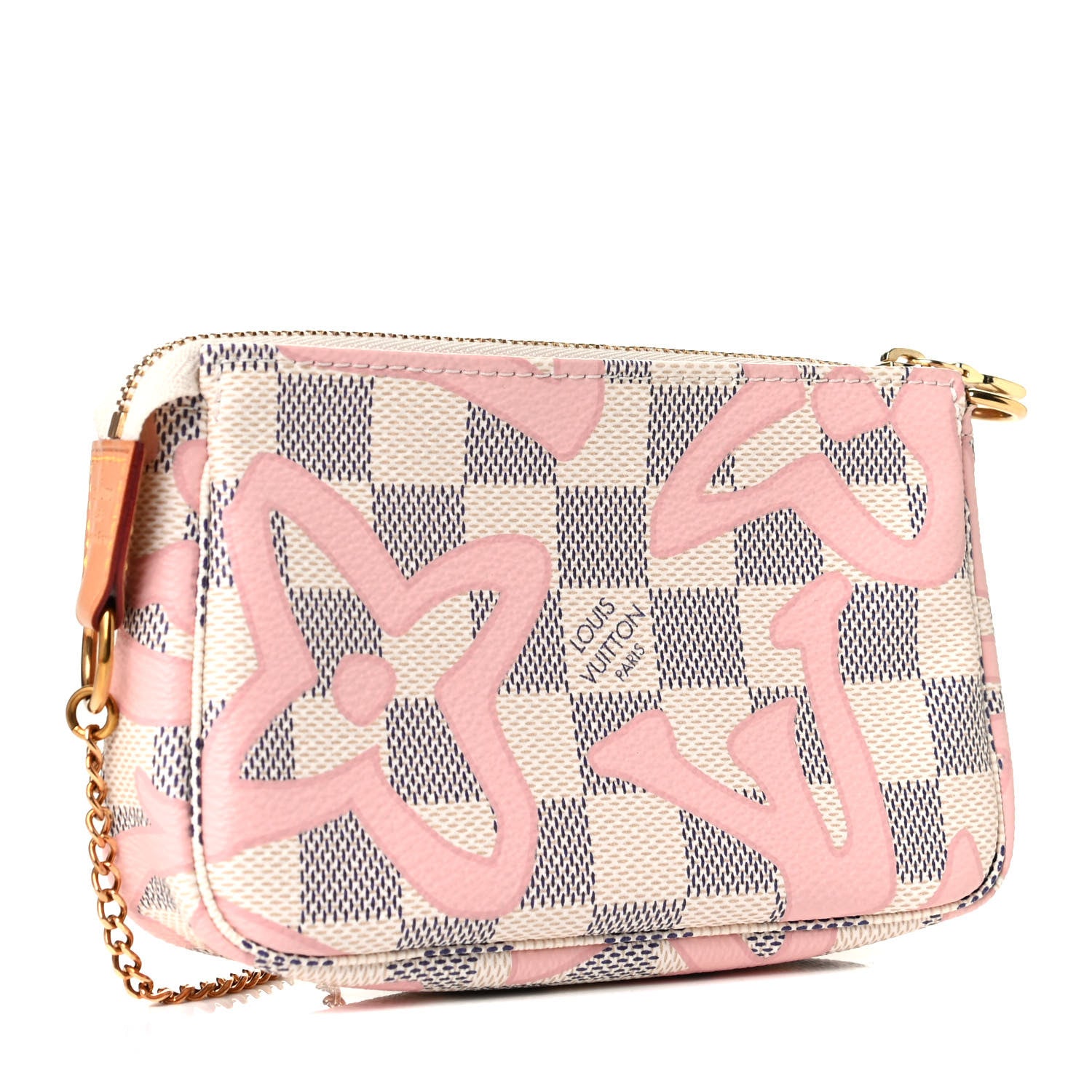 Louis Vuitton Damier Azur Tahitienne Mini Pochette Accessories 2 of 6