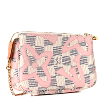 Louis Vuitton Damier Azur Tahitienne Mini Pochette Accessories 2 of 6