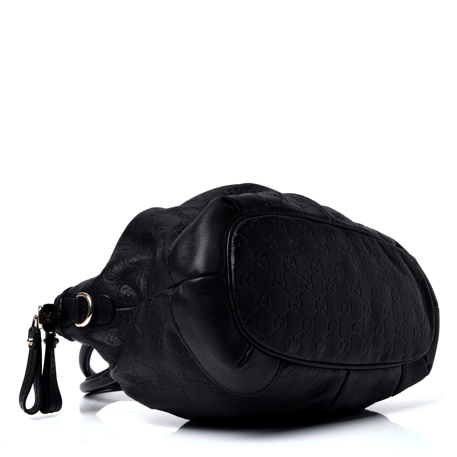 Gucci Guccissima Medium Sukey Tote Black 3 of 4
