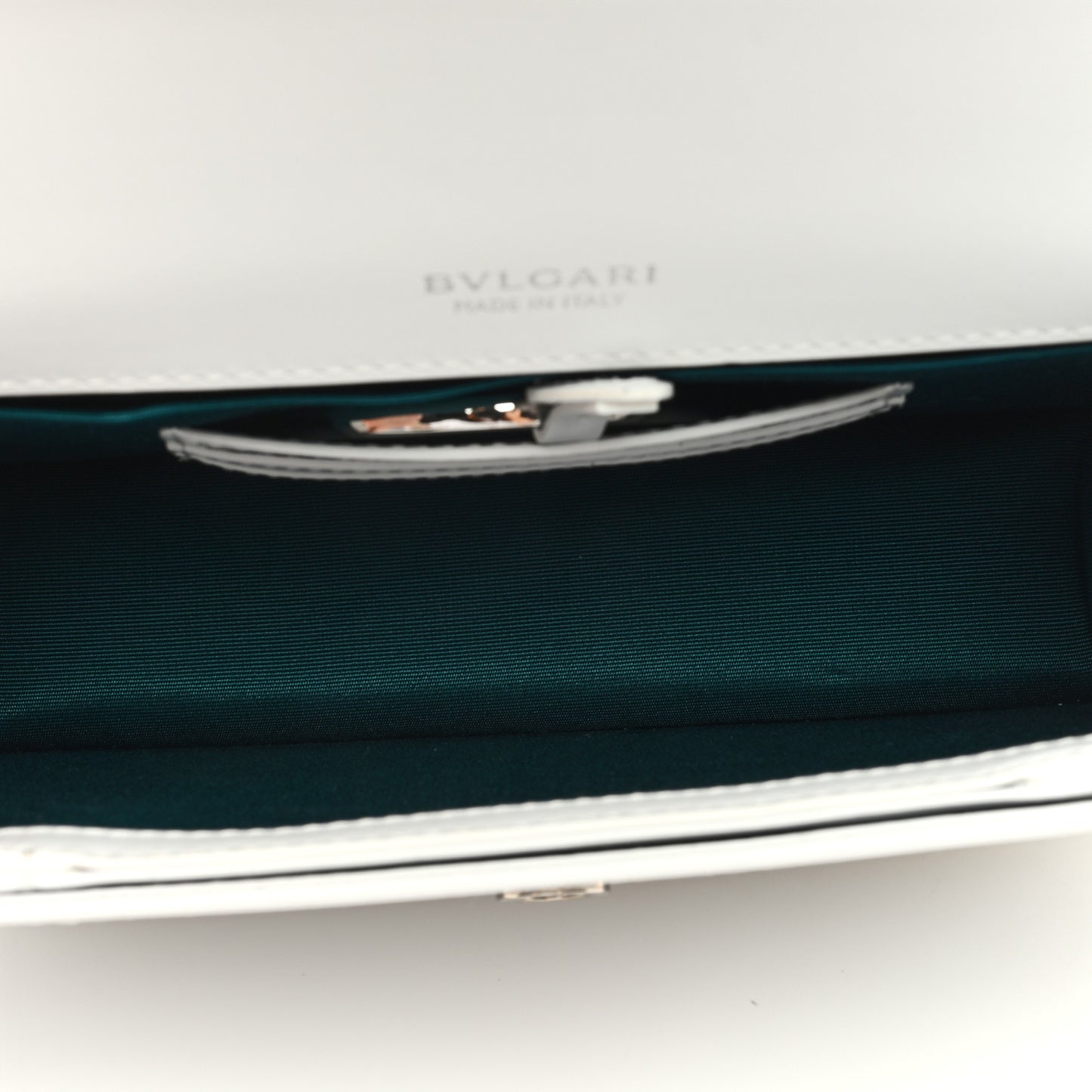 Calfskin Serpenti Forever East West Shoulder Bag Opal Grey