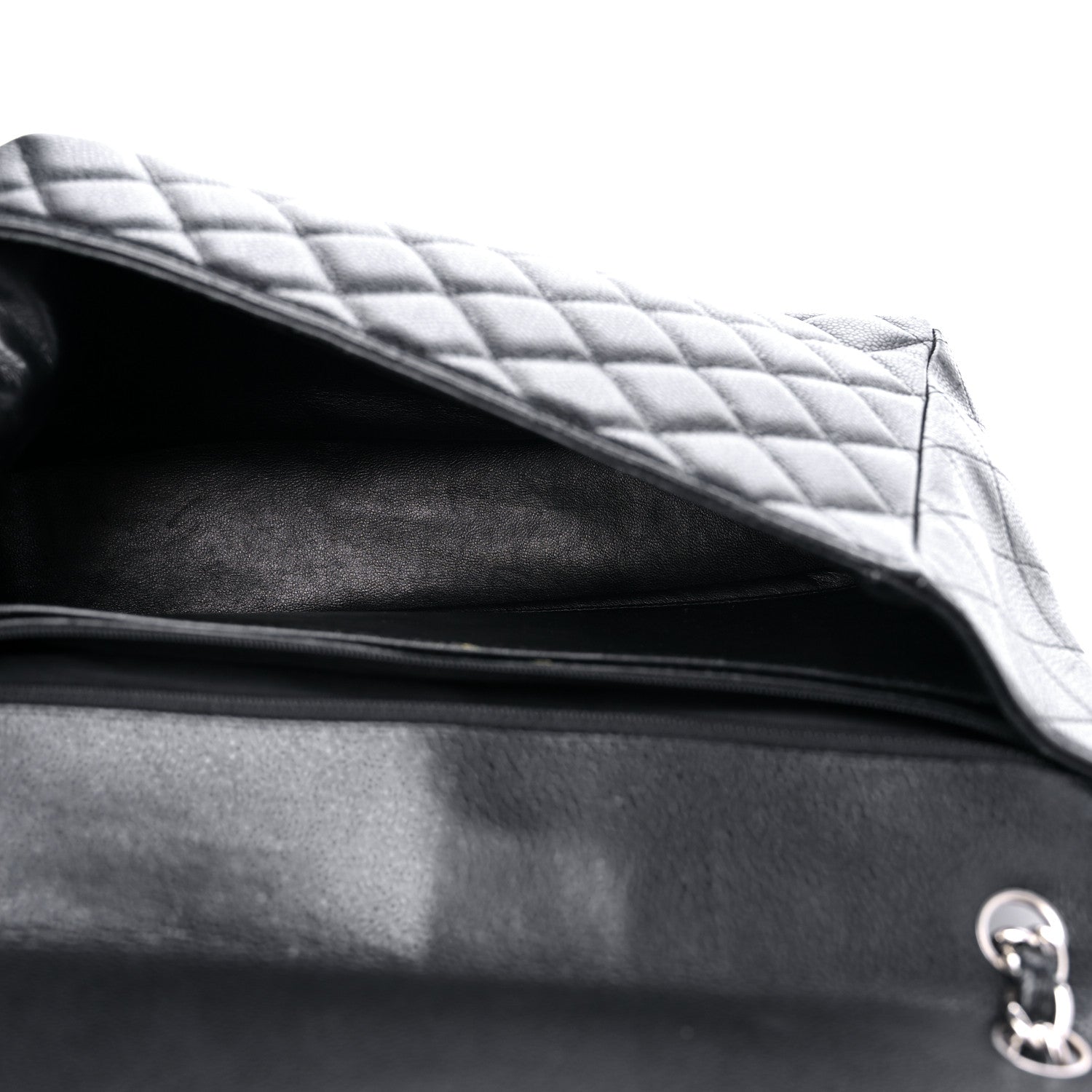Chanel Caviar Quilted Maxi Single Flap Black 5 of 14