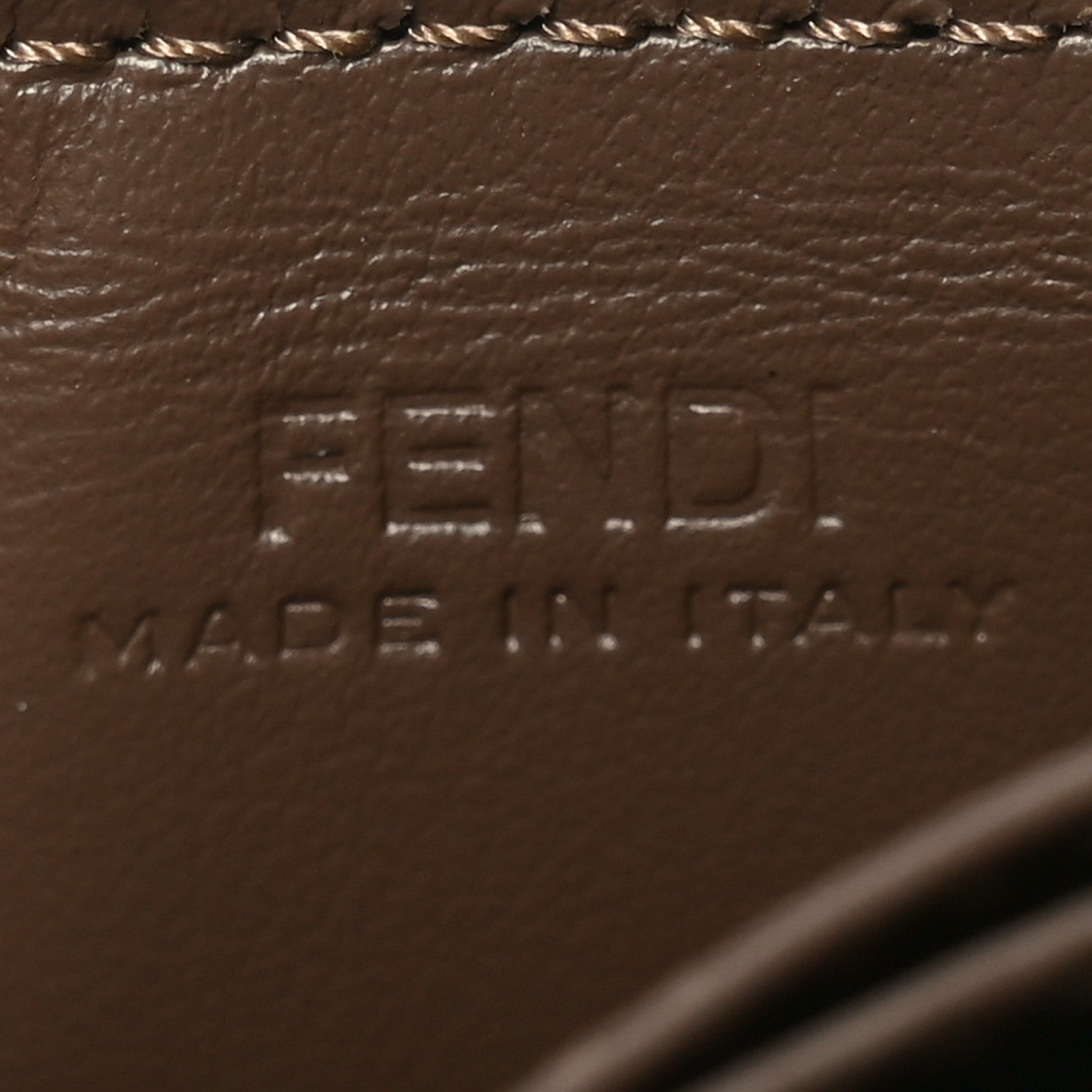 Fendi Vitello Soft F is Fendi Bi-Color FF 1974 Embossed Gusseted