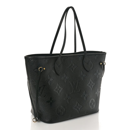 Louis Vuitton Empreinte Monogram Giant Neverfull MM Black 4 of 9