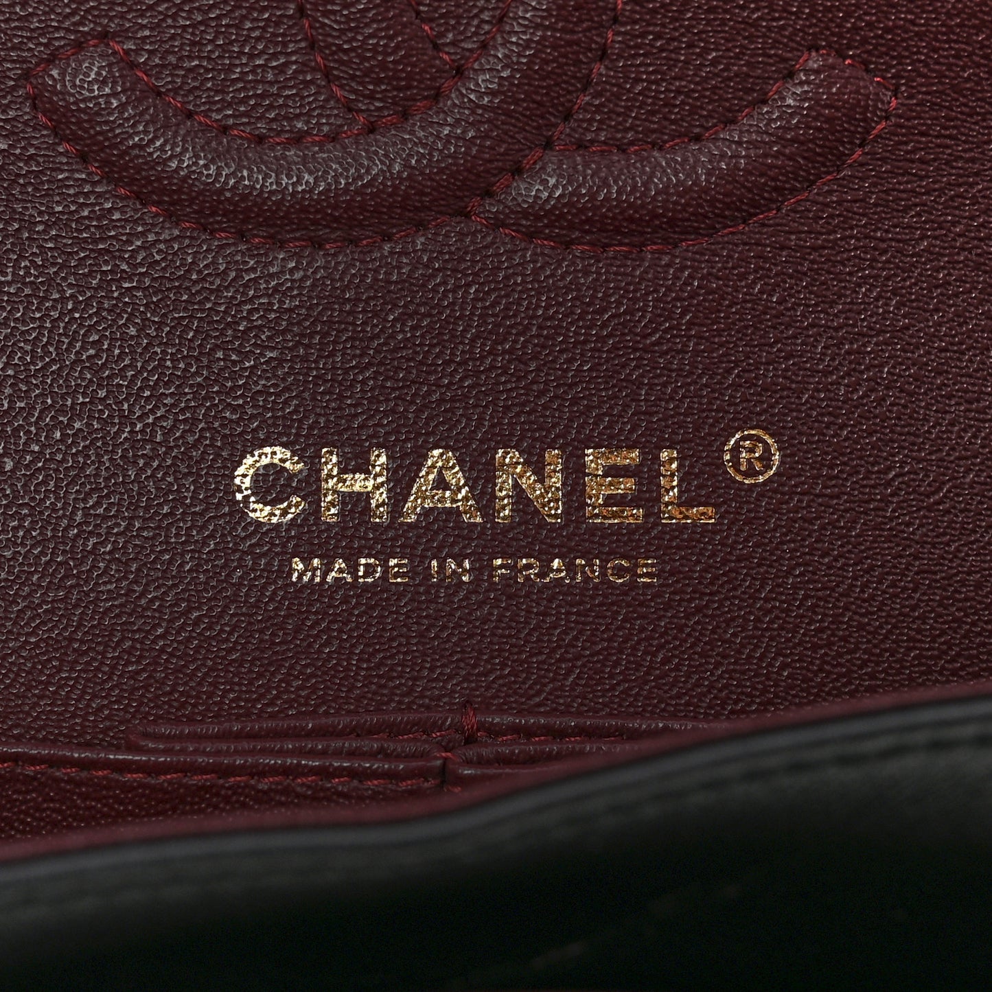 Lambskin Quilted Small Double Flap Black