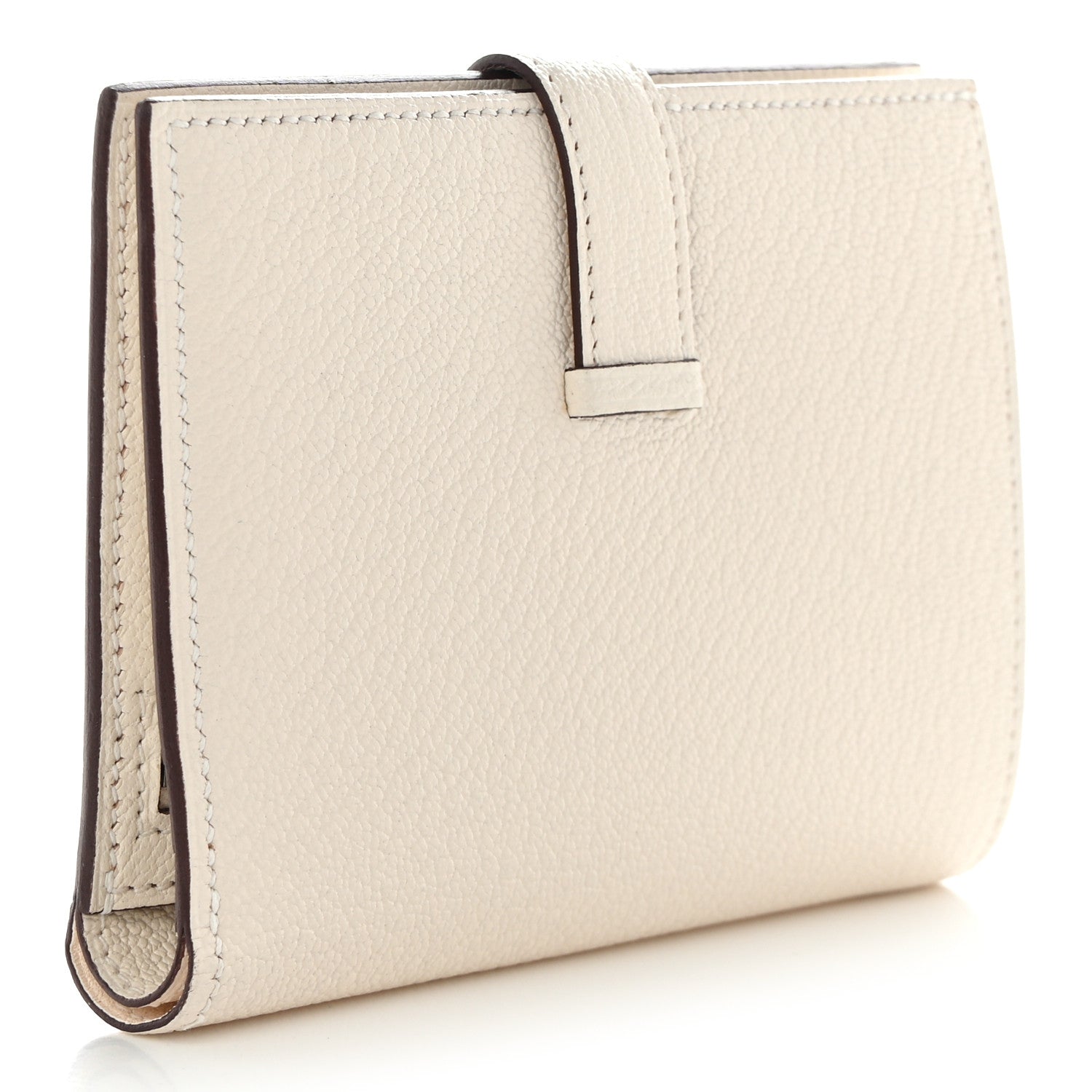 Hermes Chevre Mysore Bearn Compact Wallet Nata 3 of 9