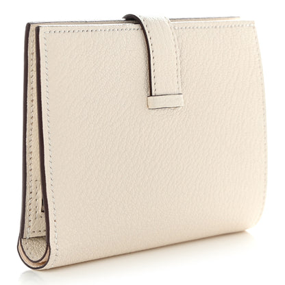 Hermes Chevre Mysore Bearn Compact Wallet Nata 3 of 9