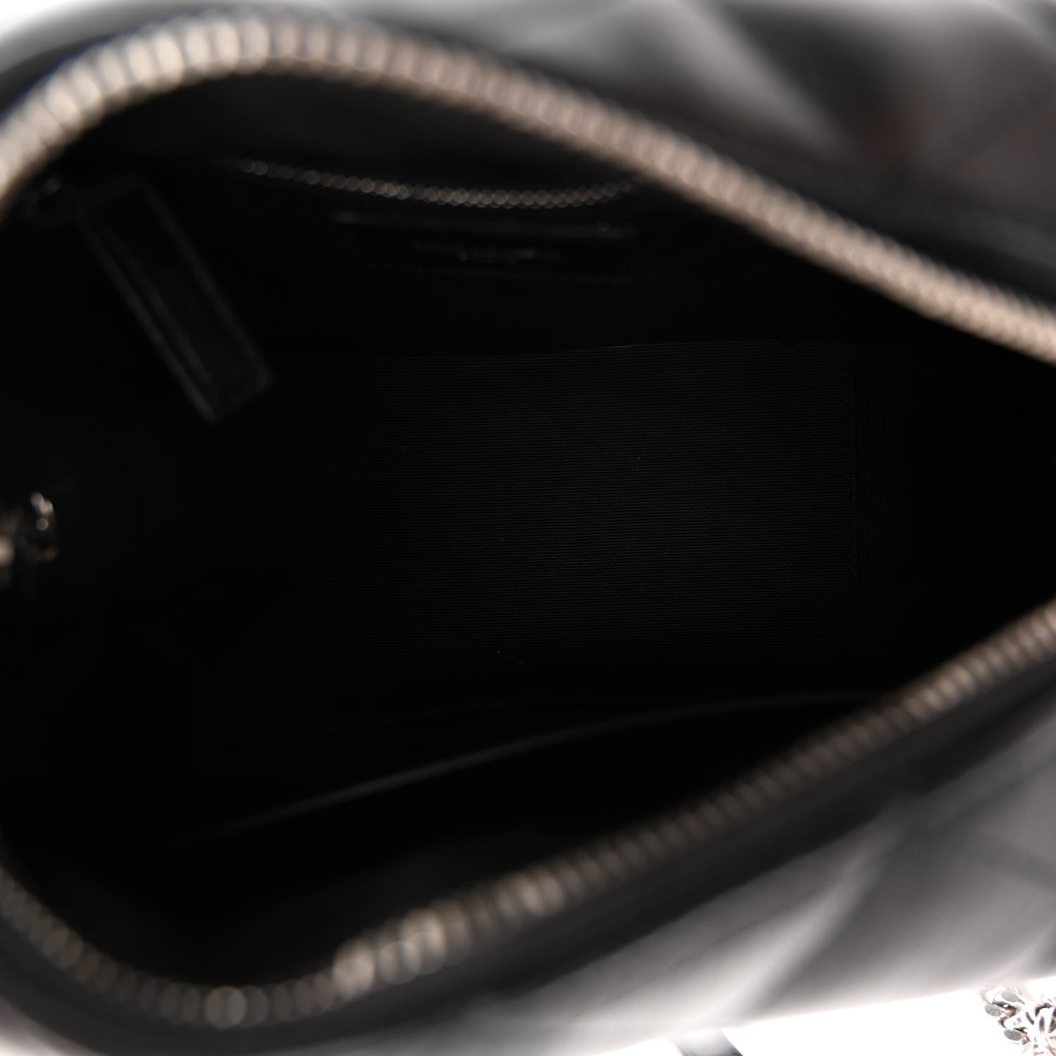Saint Laurent Calfskin Y Quilted Monogram Small Loulou Bowling Bag Black 5 of 9
