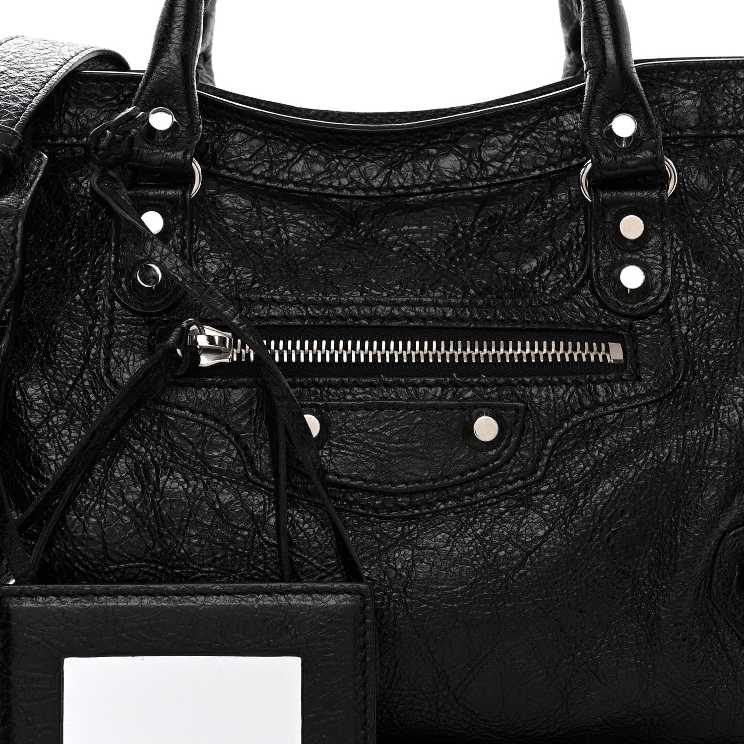 Balenciaga Agneau Classic Silver Hardware S City Black 7 of 9