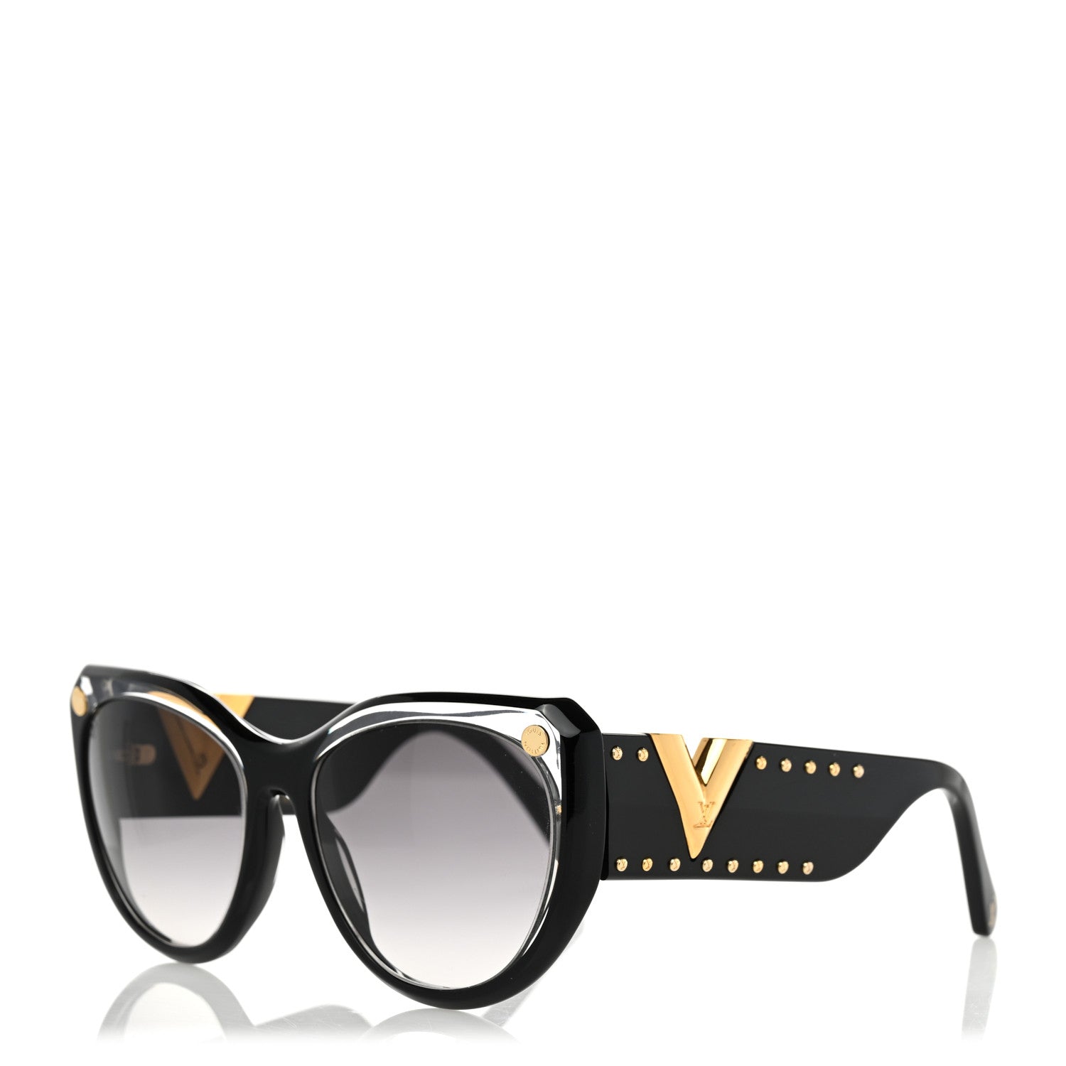 Louis Vuitton Acetate My Fair Lady Sunglasses Z0902W Black 1 of 10