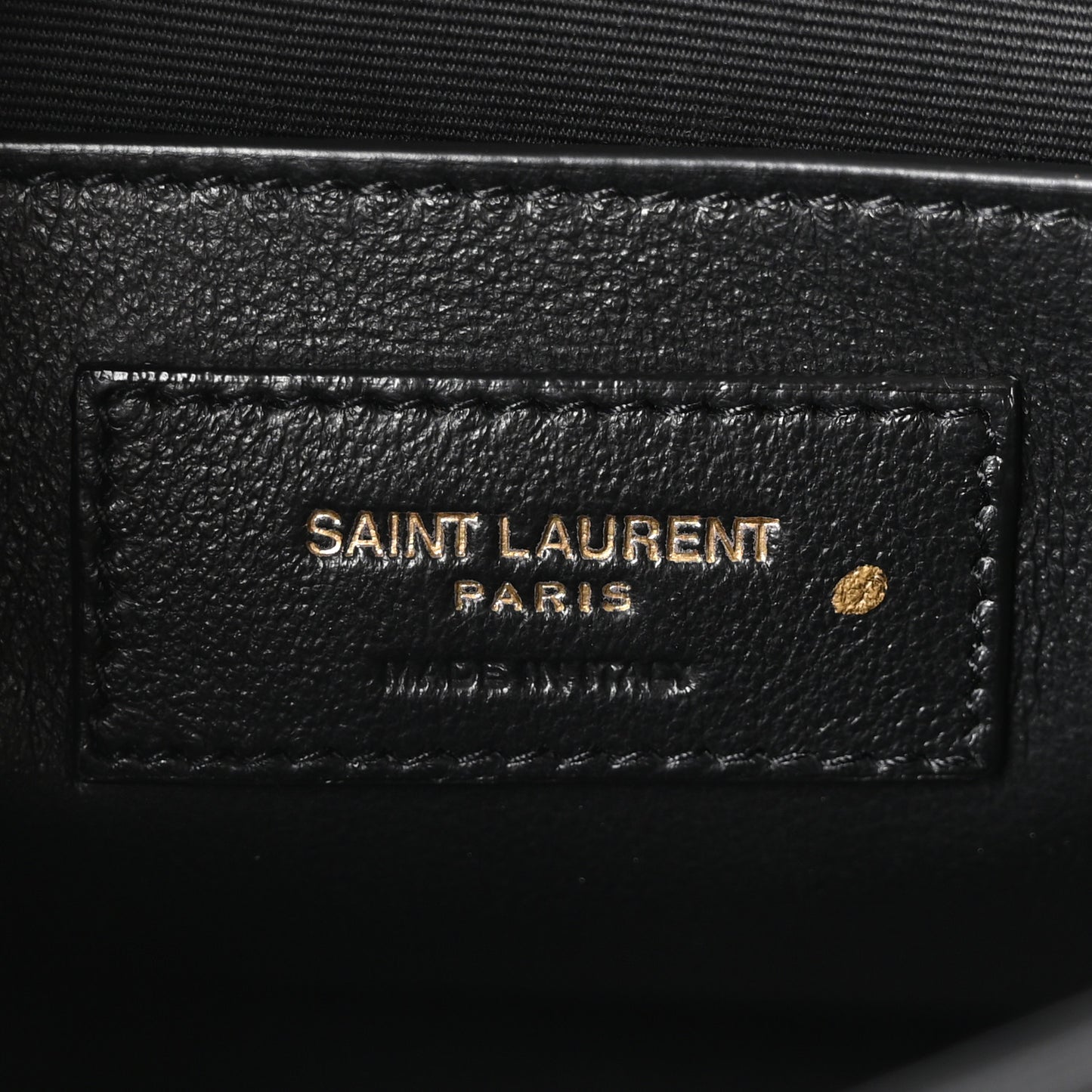 Lambskin Matelasse Monogram Baby Niki Chain Satchel Black