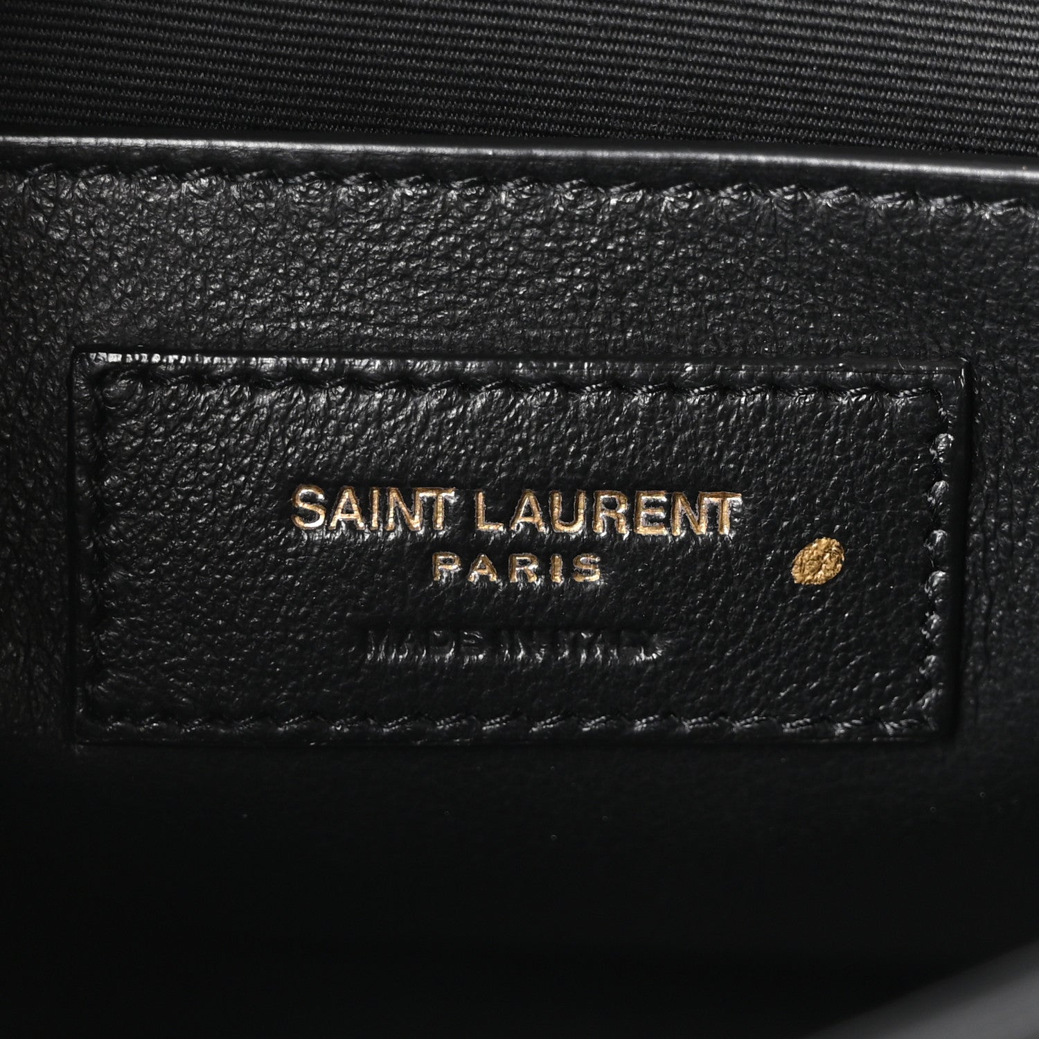 Saint Laurent Lambskin Matelasse Monogram Baby Niki Chain Satchel Black 6 of 10