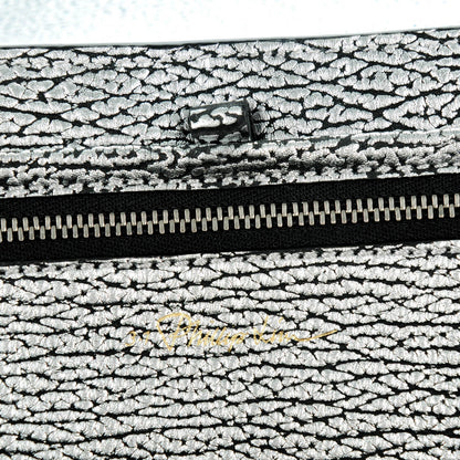 3.1 Phillip Lim 3.1 Textured Calfskin Medium Pashli Satchel Silver 7 of 7