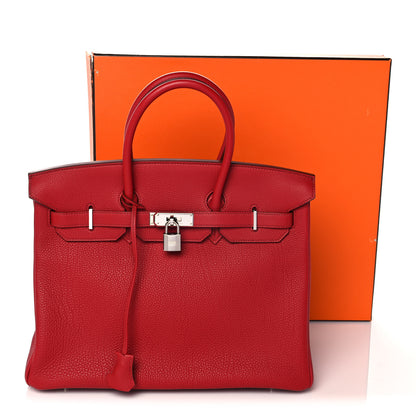 Hermes Togo Birkin 35 Rouge Garance 12 of 12