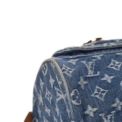 Louis Vuitton Monogram Denim Neo Speedy Blue 10 of 12