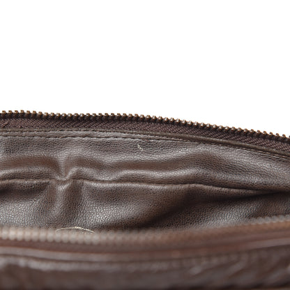 Chanel Lambskin Quilted Large Camera Case Brown 19 of 28
