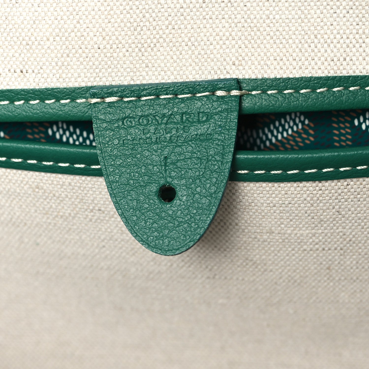 Goyard Goyardine Artois PM Green 6 of 10