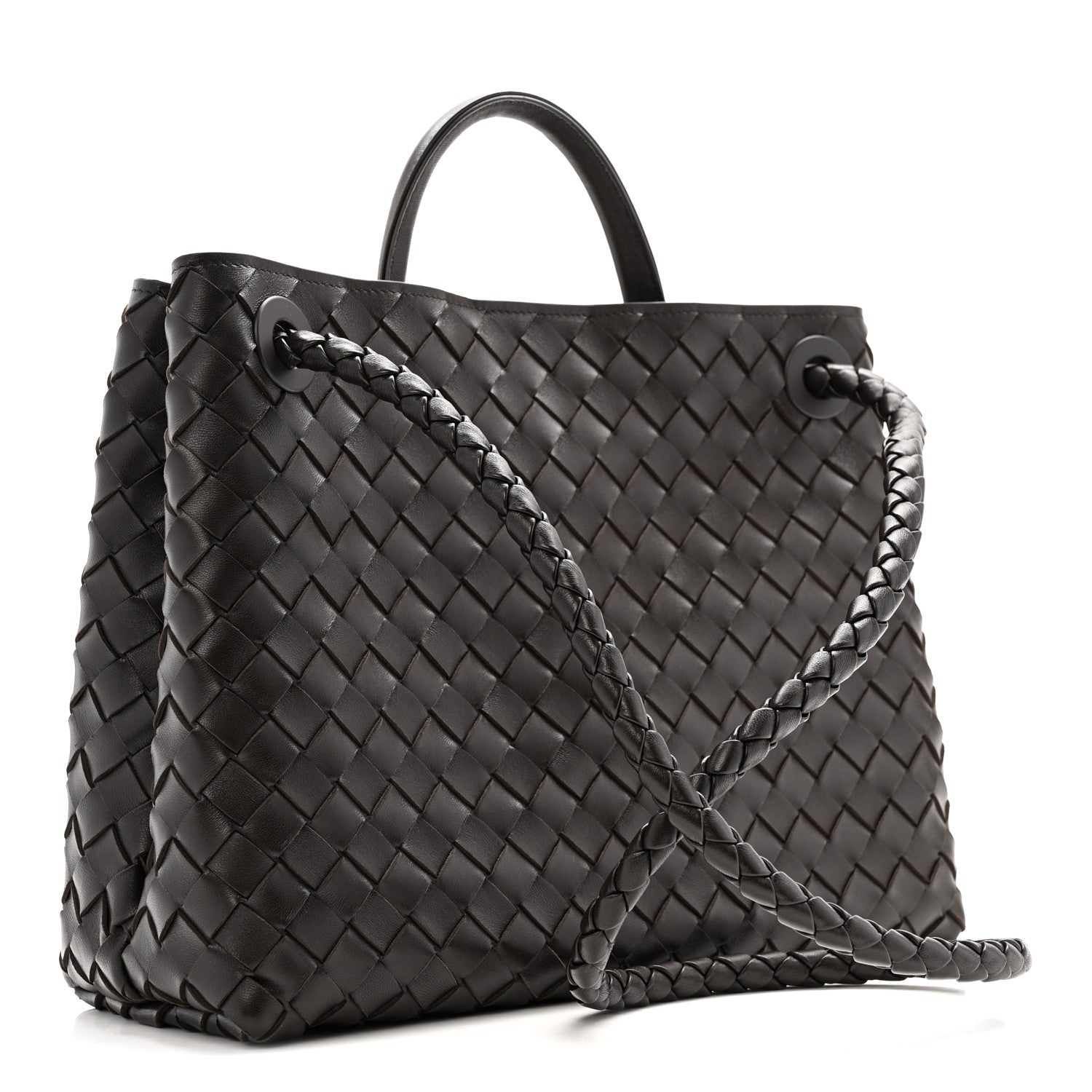 Bottega Veneta Nappa Intrecciato Medium Andiamo Shoulder Bag Fondant 3 of 10