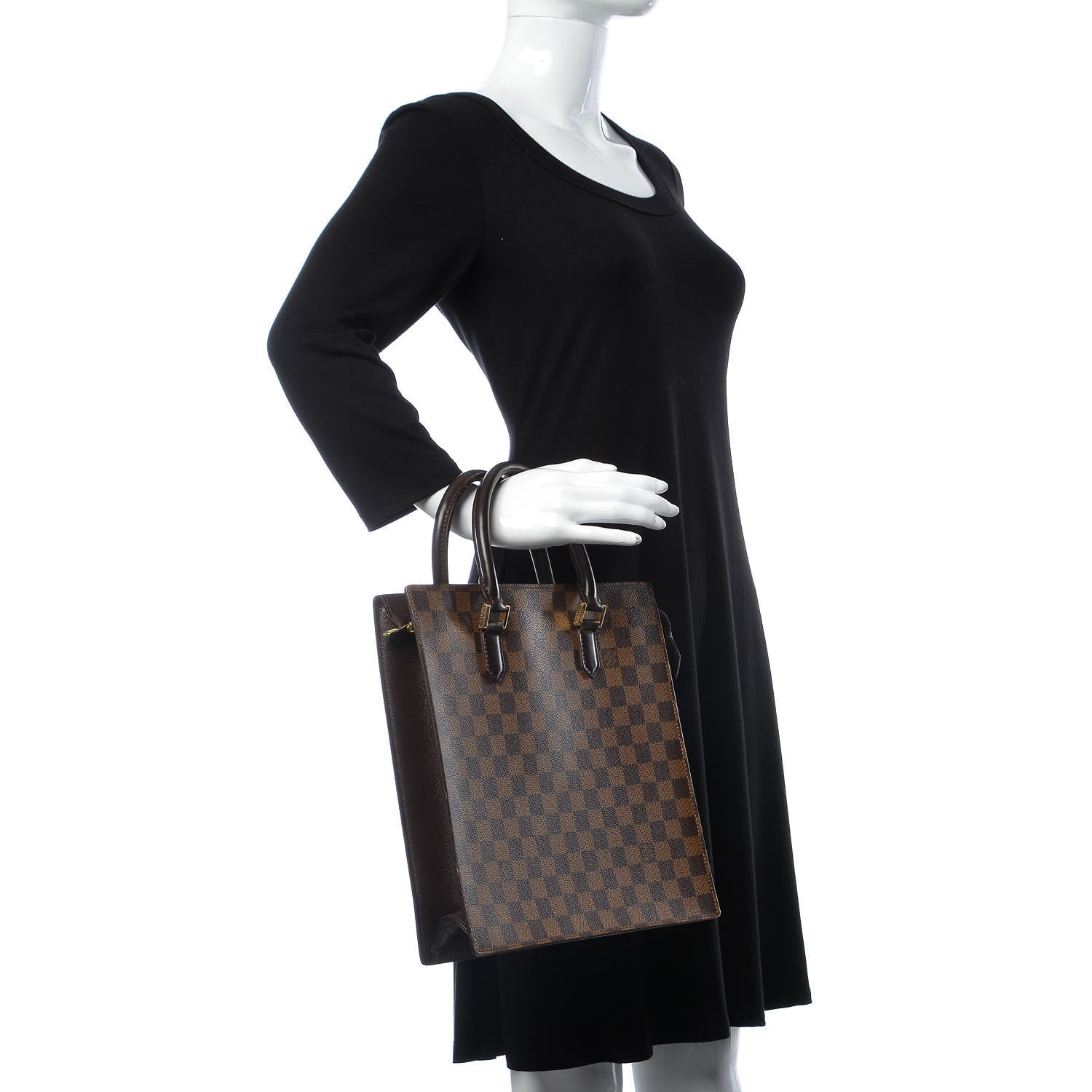 Louis Vuitton Damier Ebene Venice Sac Plat 2 of 15