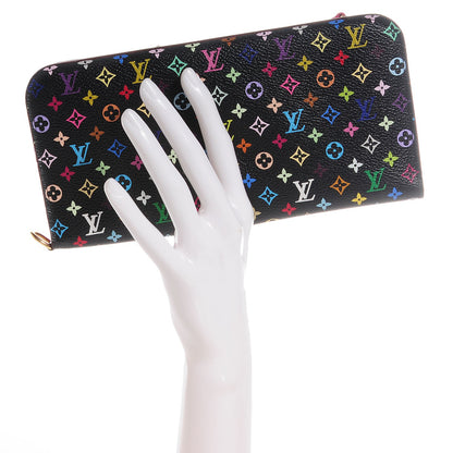 Louis Vuitton Monogram Multicolor Insolite Wallet Black Grenade 2 of 7