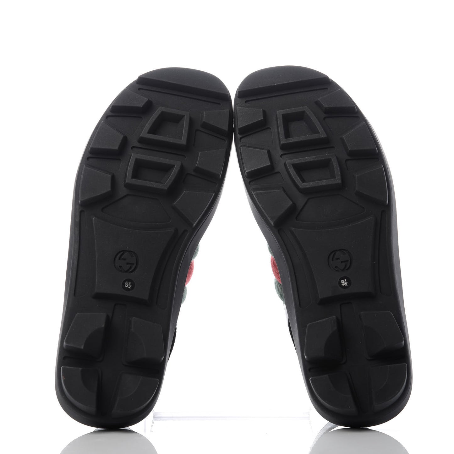 Nylon Cirano Lux Web Mens Cleat Sole Slingback Sandals 9.5 Green Red Black