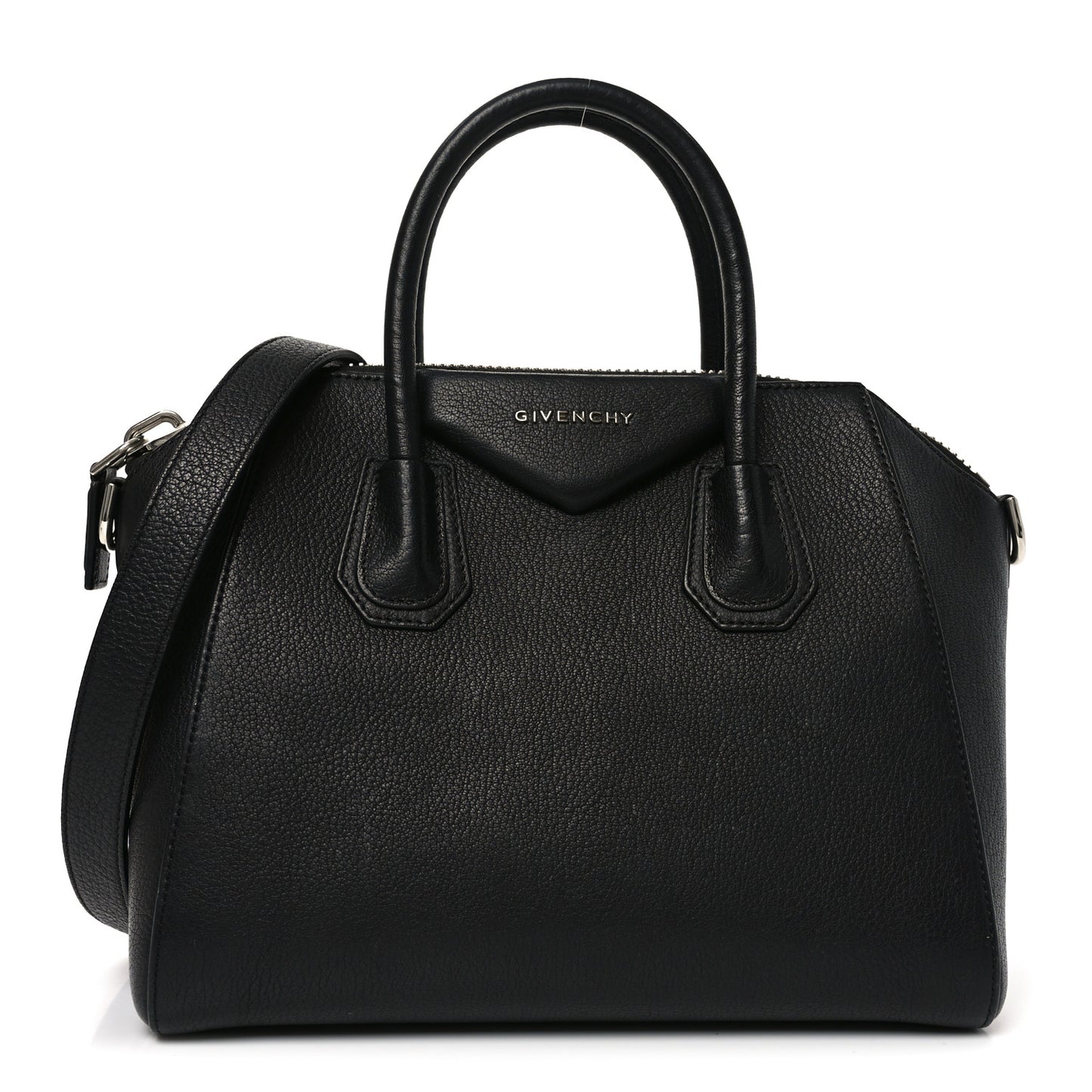 Sugar Goatskin Small Antigona Black