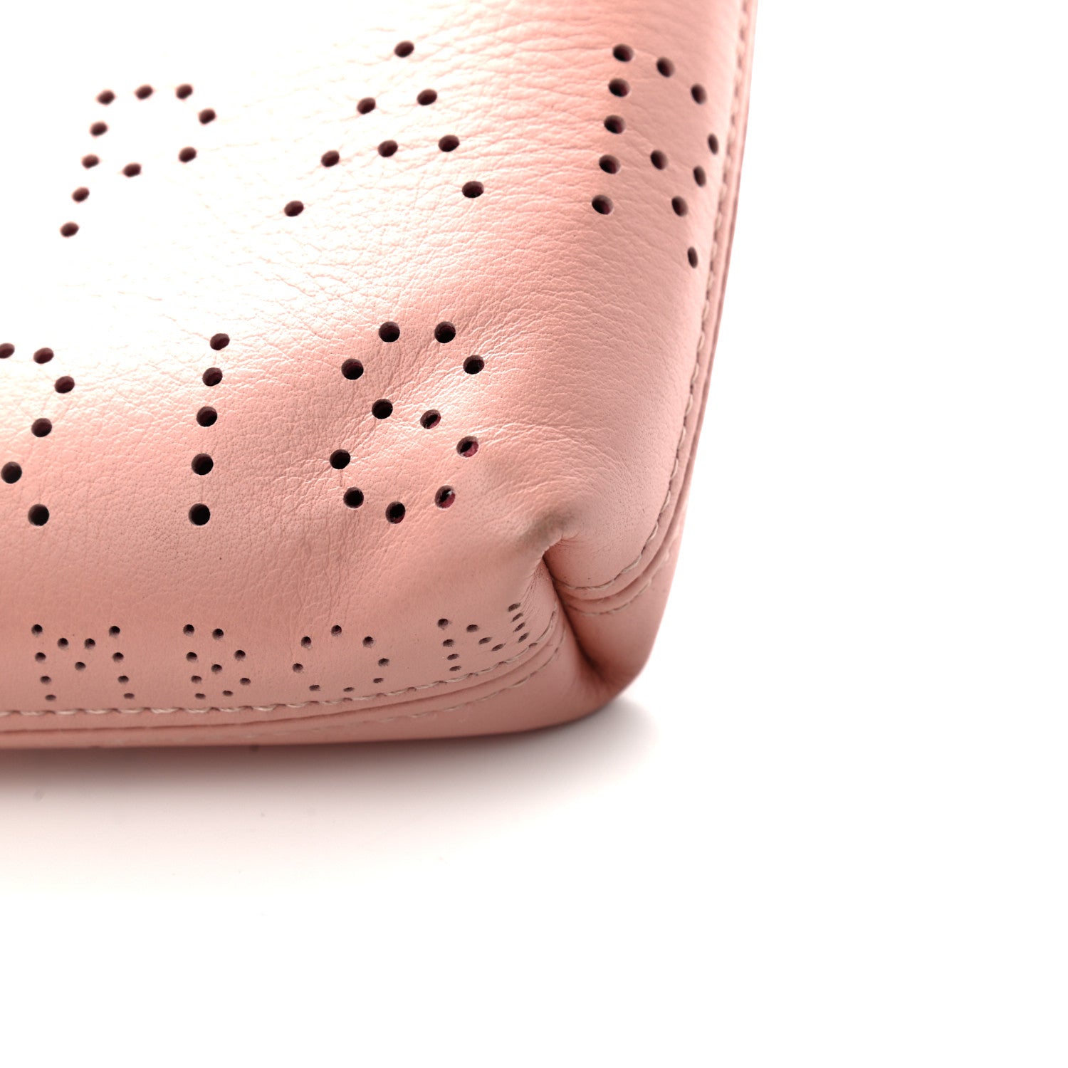 Chanel Calfskin Eyelets Clutch Pink 10 of 13