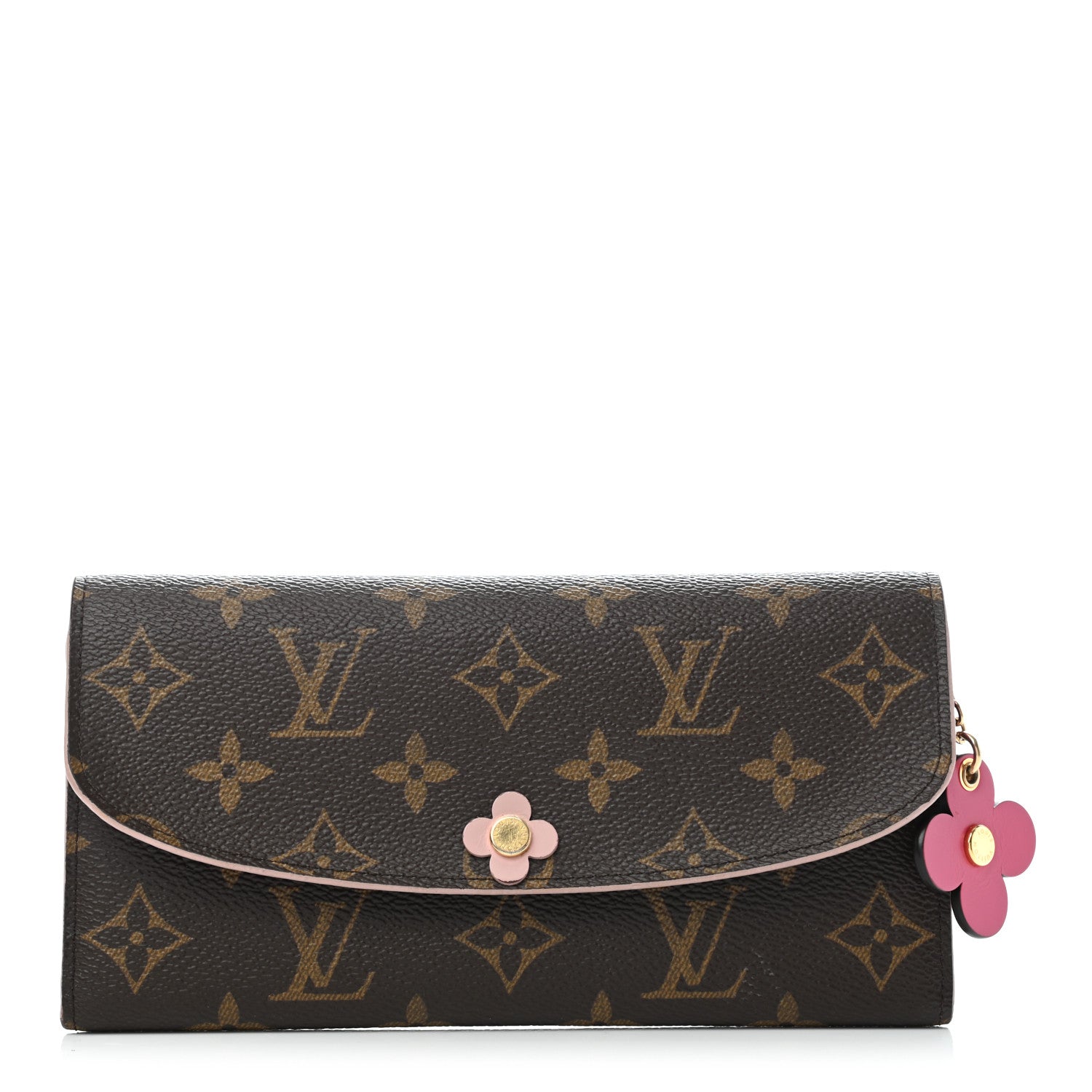 Louis Vuitton Monogram Bloom Flower Emilie Wallet 1 of 7