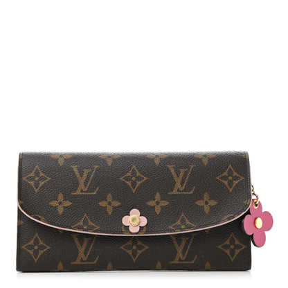 Louis Vuitton Monogram Bloom Flower Emilie Wallet 1 of 7