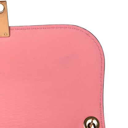 Valentino Garavani Vitello Chain Flap Bag Paradise Rose 8 of 9