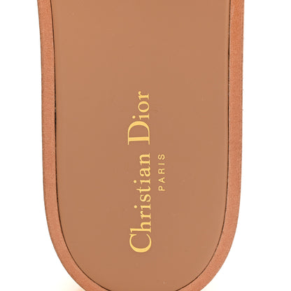 Christian Dior Raffia Dioriviera Embroidered Dway Platform Slide Sandals 41 Off White 8 of 10