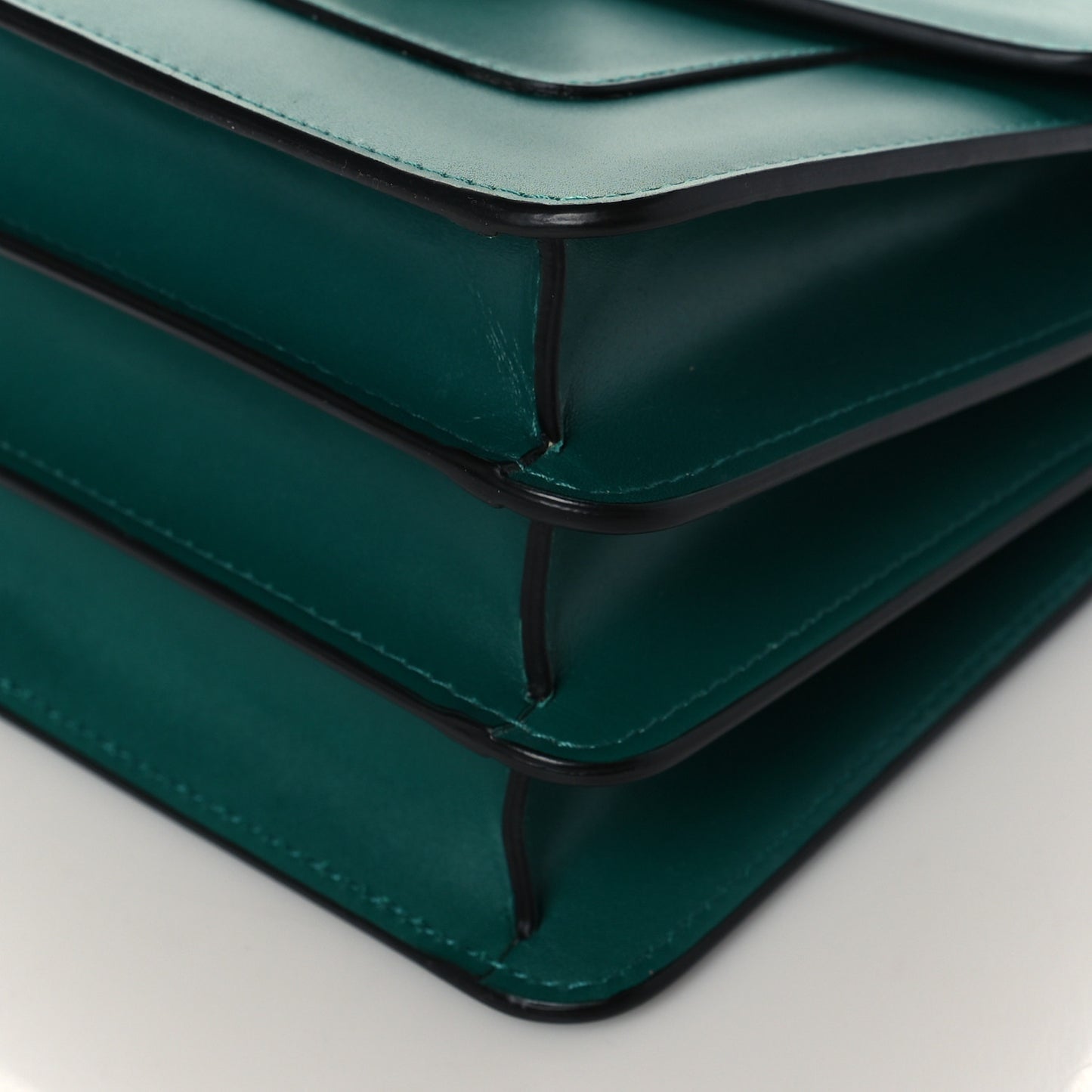 Calfskin Serpenti Forever Top Handle Emerald Green