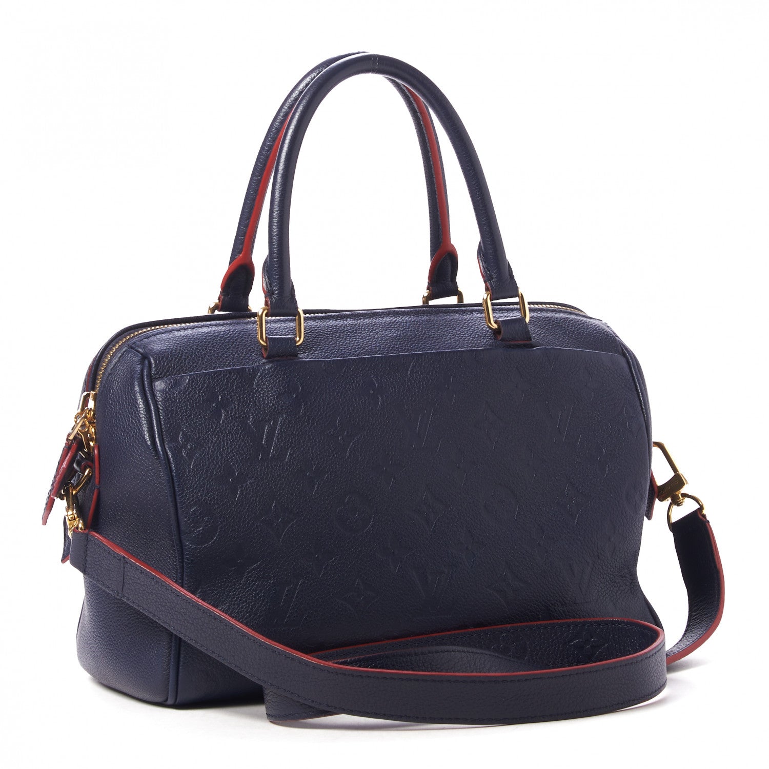 Louis Vuitton Empreinte Speedy Bandouliere 25 NM Marine Rouge 3 of 10