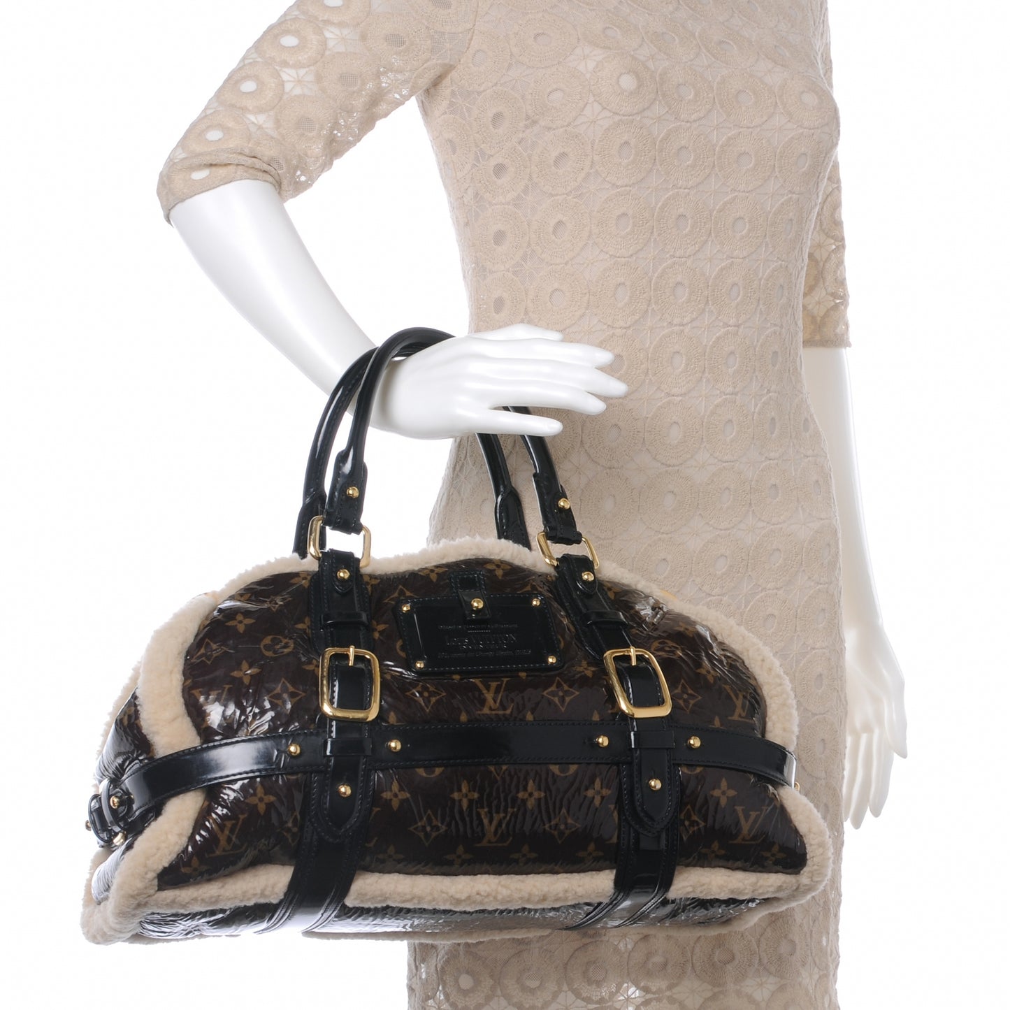 Monogram Shearling Storm Bag