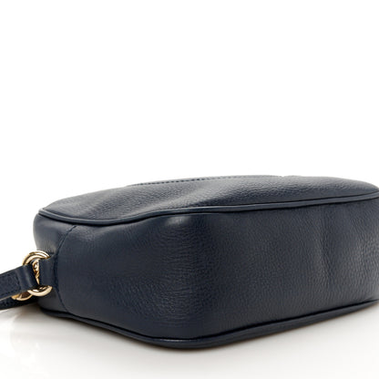 Gucci Pebbled Calfskin Small Soho Disco Bag Blue 10 of 11