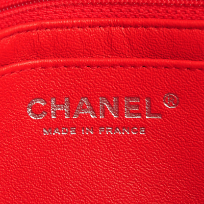 Chanel Lambskin Quilted Mini Square Flap Red 7 of 8