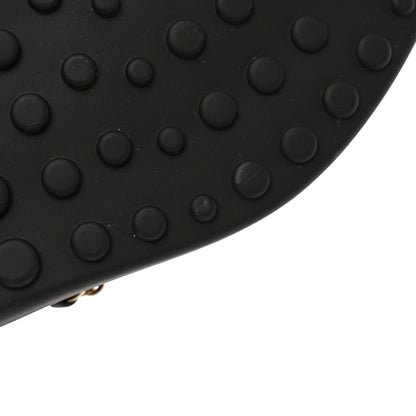 Chanel Lambskin CC Chain Thong Sandals 35 Black 10 of 12