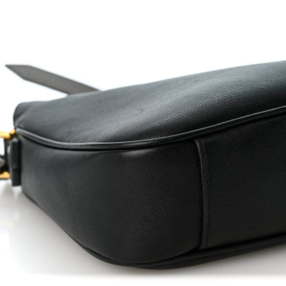 Gucci Softy Wonka Textured Dollar Calfskin Small Diana Shoulder Bag Black 9 of 12