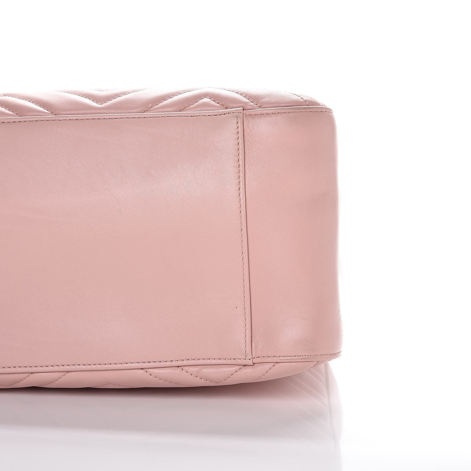 Gucci Calfskin Matelasse Medium GG Marmont Shoulder Tote Bag Perfect Pink 9 of 9