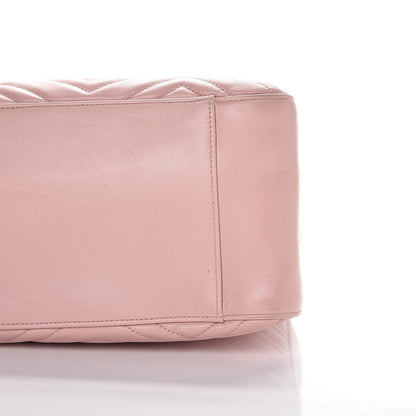 Gucci Calfskin Matelasse Medium GG Marmont Shoulder Tote Bag Perfect Pink 9 of 9